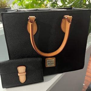 Rooney & Burke Bag and Wallet, Black